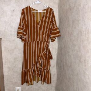 Janette plus mock wrap  women’s dress size 3x